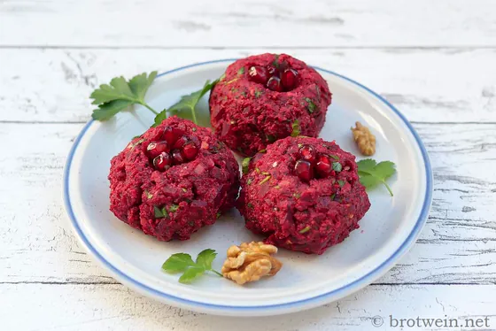 Rote Bete mit Walnuss